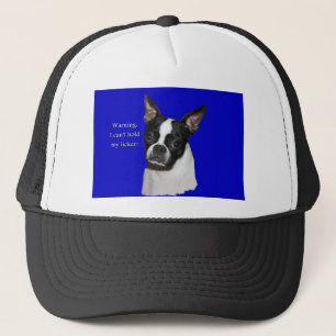 Casquette Boston Terrier : Ne peut pas tenir son licker