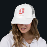 Casquette Bottes Occidentales roses et orange personnalisées<br><div class="desc">Botte de camionnette occidentale rose et orange Chapeau de camionnette personnalisé</div>