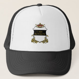 Casquette Bouclier Couronne Royale Gras Streetwear Luxe Or