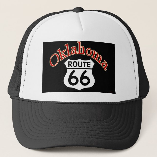Casquette Bouclier de l'itinéraire 66 de l'Oklahoma (Devant)