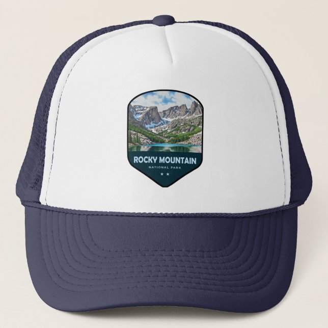 Casquette Bouclier du parc national de Rocky Mountain (Devant)