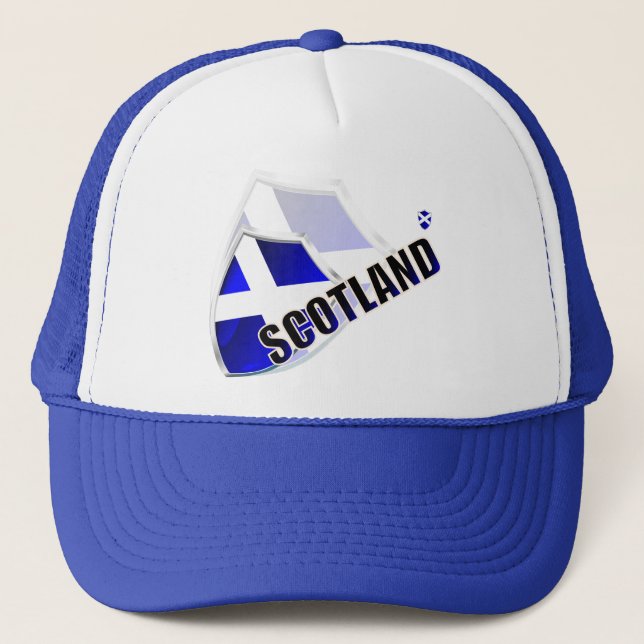 Casquette Bouclier écossais (Devant)