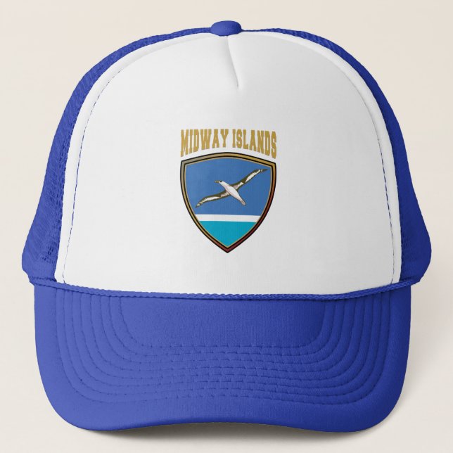Casquette Bouclier indicateur Midway Islands (Devant)
