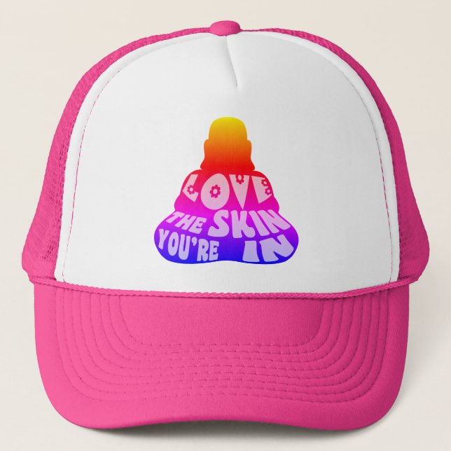 Casquette Bouddha Amour coloré (Devant)