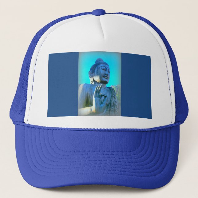 Casquette bouddha bleu (Devant)
