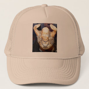 casquette bouddha souriant