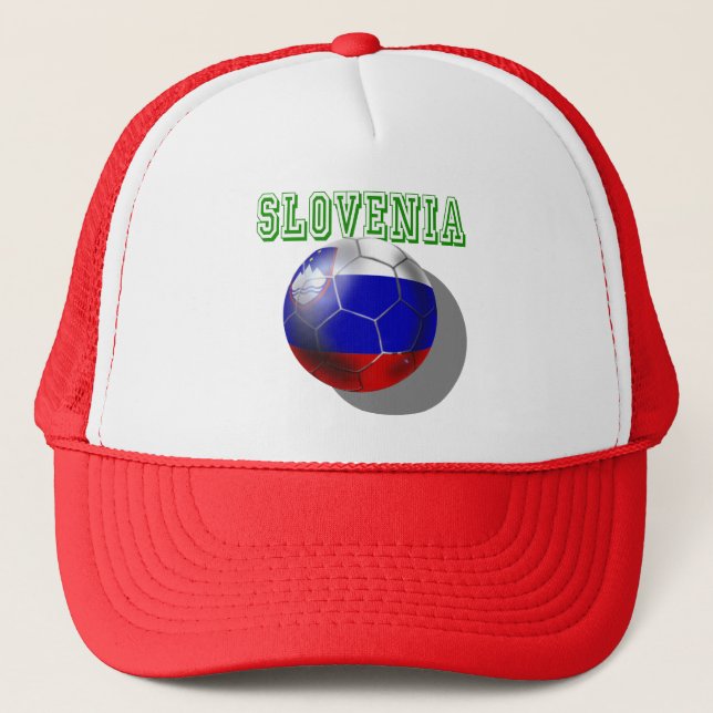 Casquette Boule 2014 de drapeau du Brésil Slovénie du (Devant)