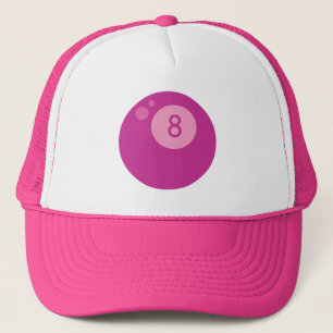 Casquette boule rose