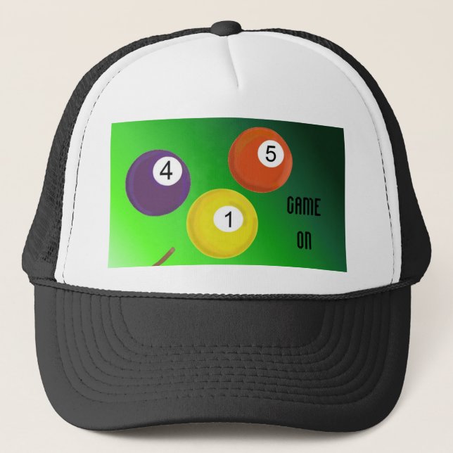 Casquette Boules de billard (Devant)