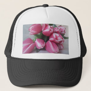 Casquette Bouquet de Pink Tulips, Flowers