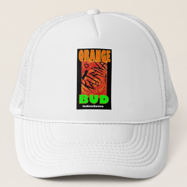 Casquette Bourgeon orange KATRINA (Devant)