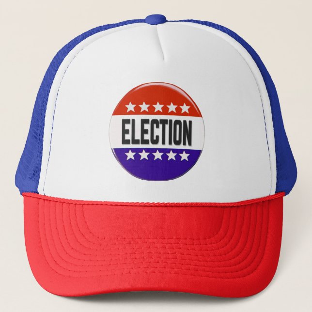 Casquette Bouton Élection (Devant)