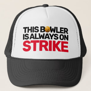 Casquette Bowler Toujours en grève Fun Bowling Team