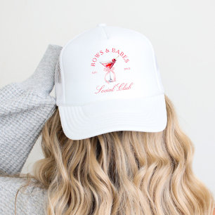 Casquette Bows & Babes Coquette Cerises Enterrement de Vie d