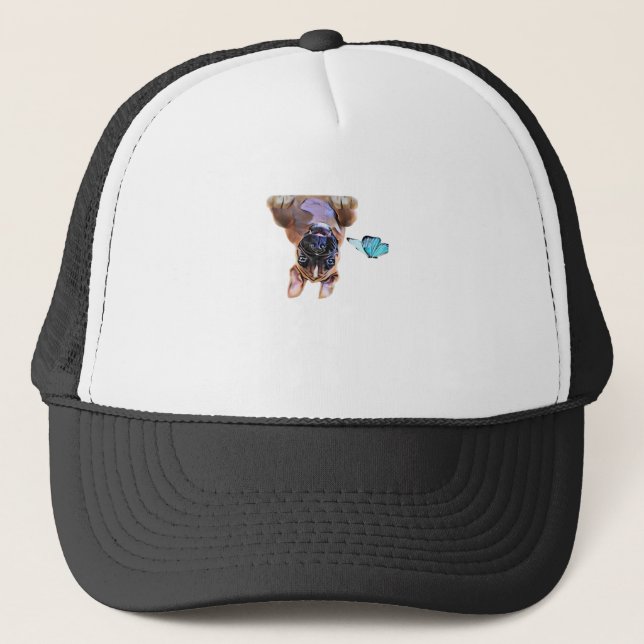 Casquette Boxe Peekaboo Avec Papillons (Devant)