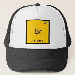 Casquette Br - Burritos Chimie Élément Symbole Funny