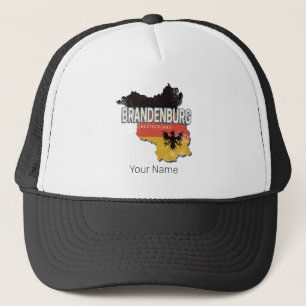 Casquette Brandenburg Allemagne Retro State Map Vintage