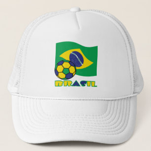 Casquette Brasileiro Futebol e Bandeira