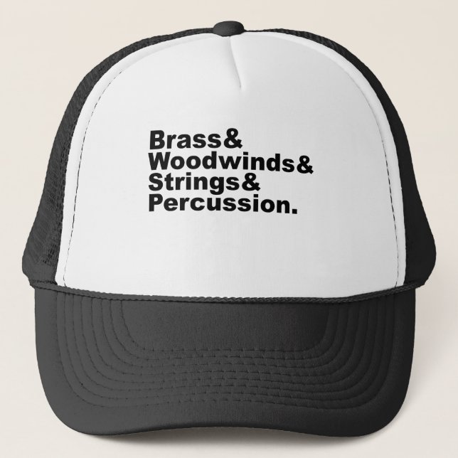 Casquette Brass & Woodwinds & Strings & Percussion Orchestre (Devant)