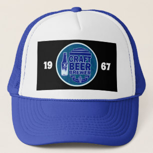 Casquette Brasseur de bière artisanal - Logo bleu 1967