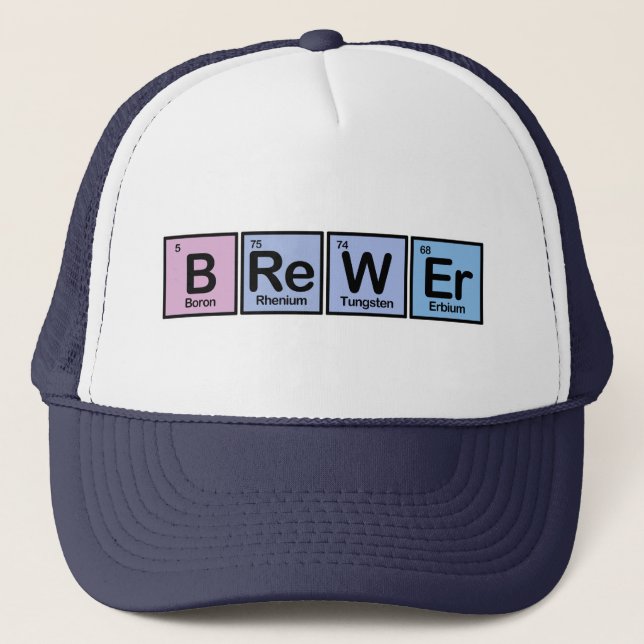 Casquette Brasseur fait d'éléments (Devant)