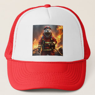 Casquette **"Bravoure éclatante : Le pompier Otter"**