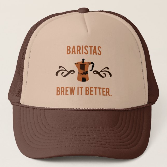 Casquette Brew de barman il mieux (Devant)