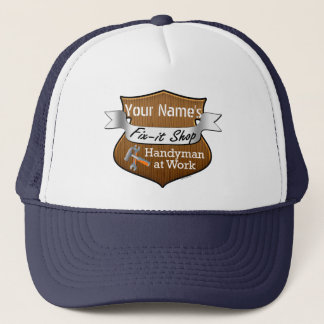 Casquette Bricoleur personnalisé Difficulté-il nom fait sur
