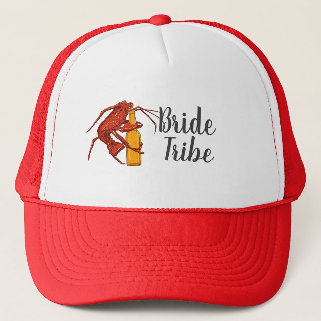 Casquette Bride Tribe Bachelorette Party Lobster Custom (Devant)