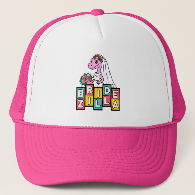 Casquette Bride Zilla Rétro  (Devant)