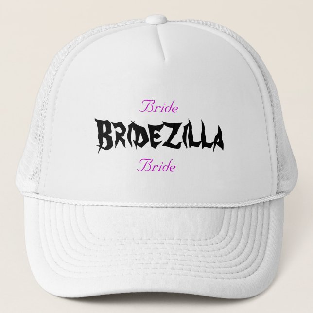 Casquette Bridezilla Bride (Devant)