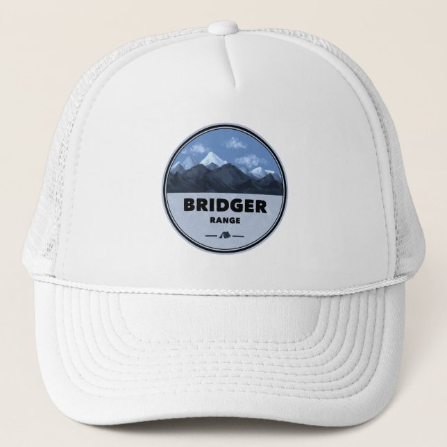 Casquette Bridger Range Montana Camping (Devant)