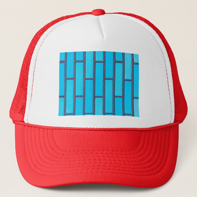Casquette brique bleue (Devant)