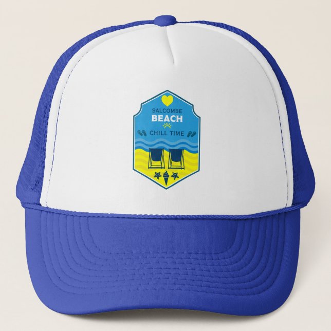 Casquette British Beach Theme Gift (Devant)