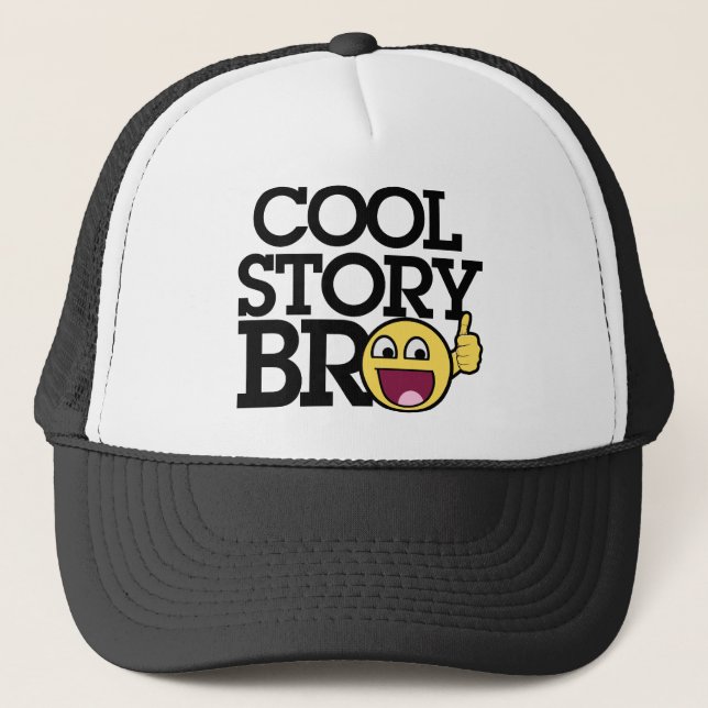 Casquette Bro histoire cool (Devant)