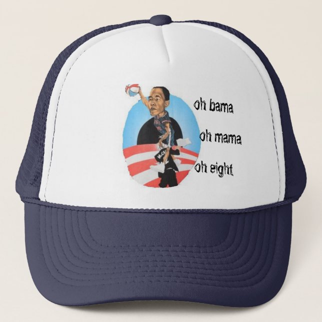 Casquette BrObama - customisé (Devant)