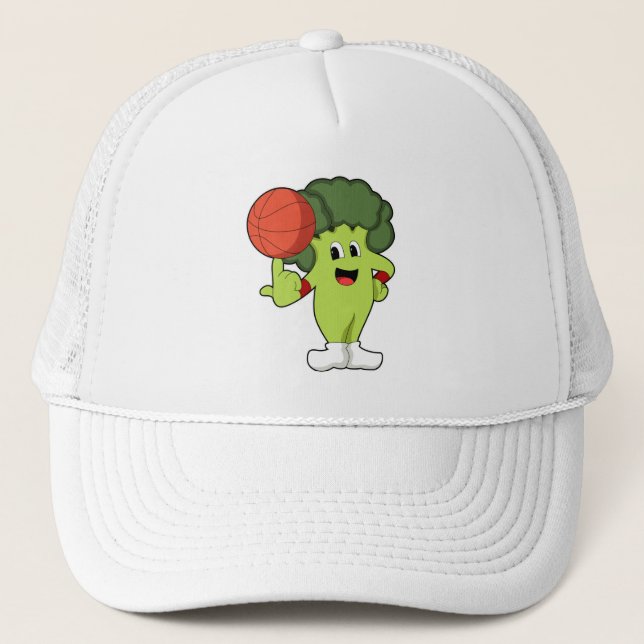 Casquette Brocoli aux sports de basketball (Devant)
