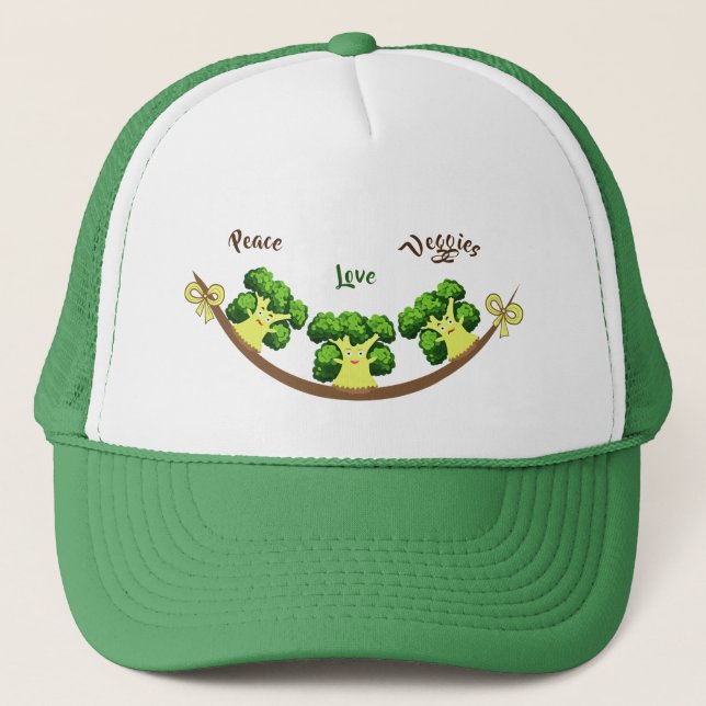 Casquette Brocoli drôle (Devant)