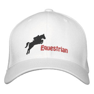Casquette brodé à cheval