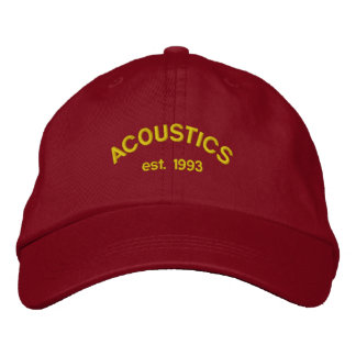 Casquette brodé - Acoustique est 1993