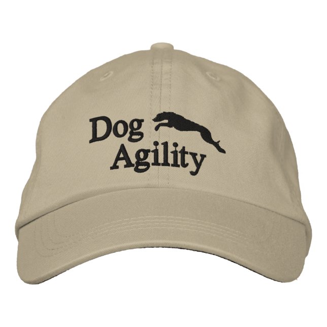 Casquette brodé Agility Whippet (Devant)
