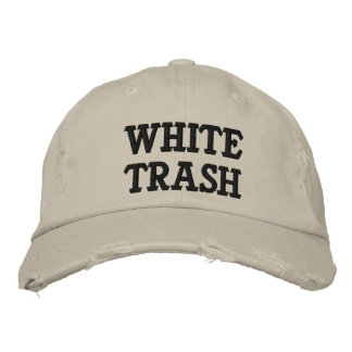 Casquette brodé blanc