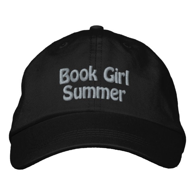 Casquette brodé de Book Lover (Devant)