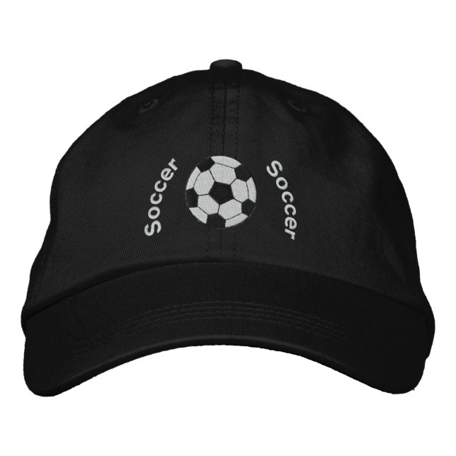 Casquette brodé de football (Devant)