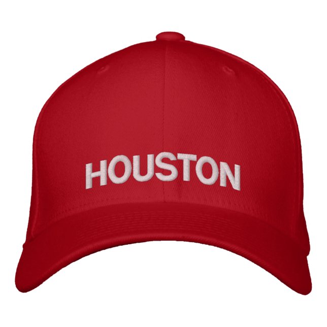 Casquette brodé de Houston Texas (Devant)