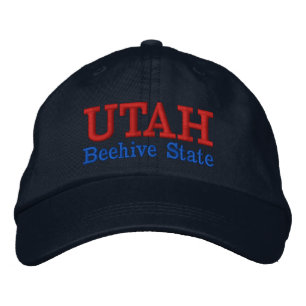 Casquette brodé de l'État de Utah Beehive