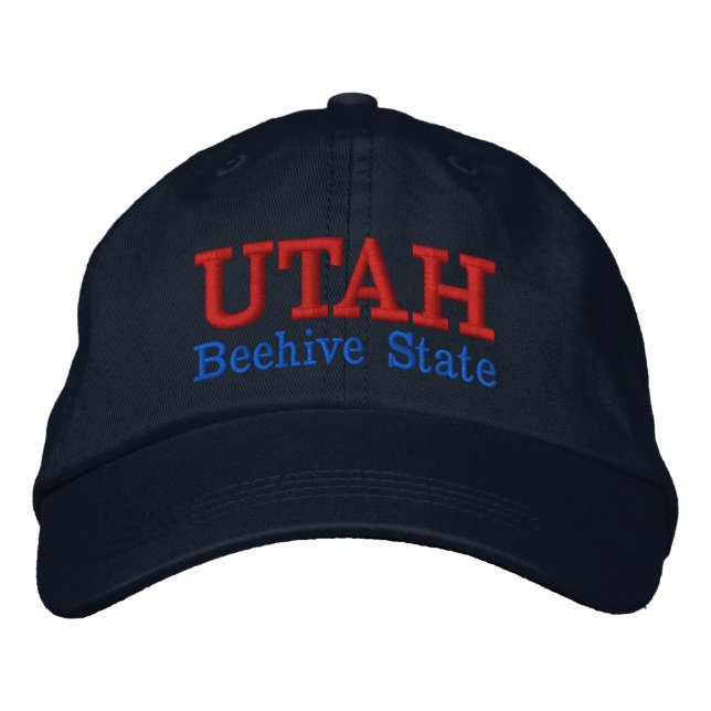 Casquette brodé de l'État de Utah Beehive (Devant)