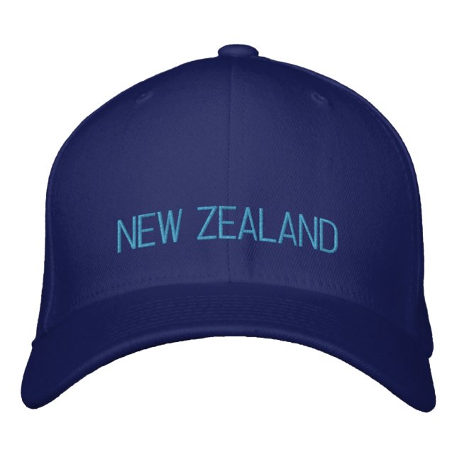 Casquette Brodé de Nouvelle-Zélande (Devant)