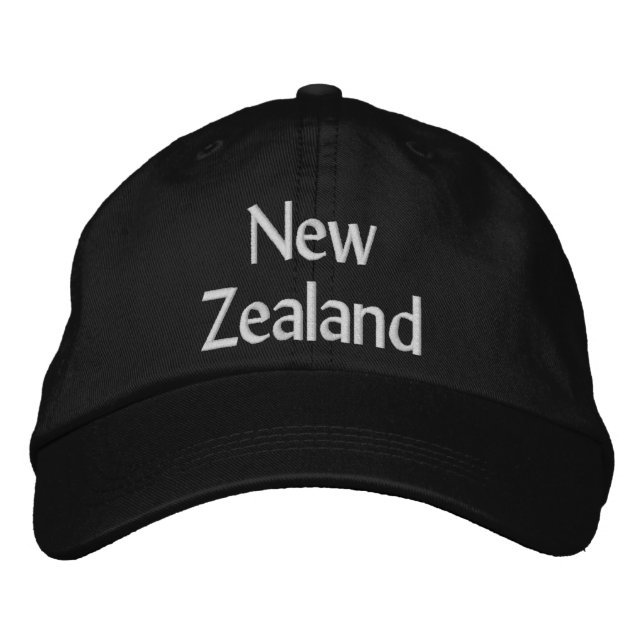 Casquette Brodé de Nouvelle-Zélande (Devant)
