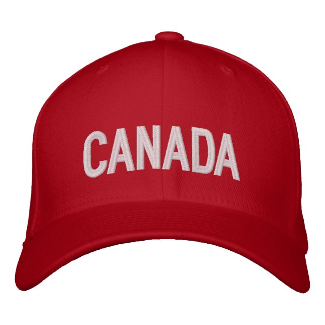 Casquette brodé du Canada (Devant)